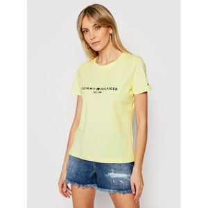 Tommy Hilfiger dámské žluté tričko